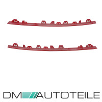 3pcs. Set Red Gloss bumper trims grille front fits on VW T6 