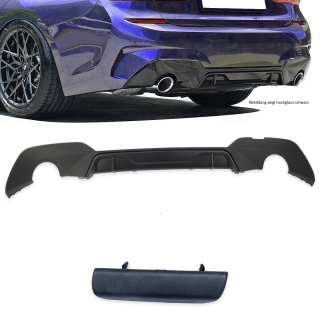 Sport Performance Diffusor Schwarz Matt passt für 3er BMW G20 G28 mit M Paket