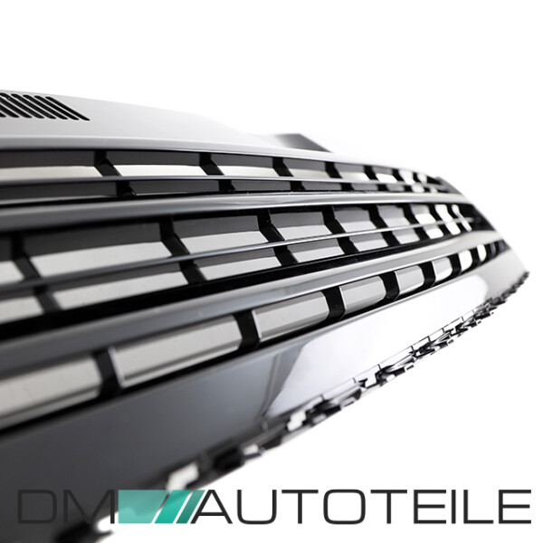 Karosserie Zubehör Kühlergrill Gitter Stoßstange Schwarz Glanz Für VW T6 Multivan Mit Tiguan Grill