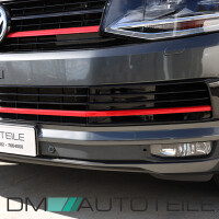 Frontgrill Grille Badged Black Red gloss with Emblem + lower