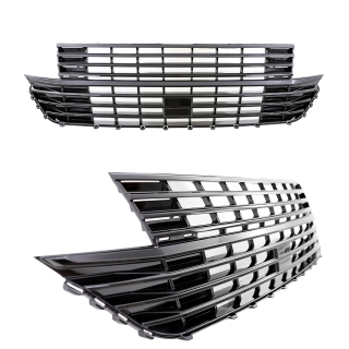 Frontgrill Grille upper Badged Black gloss w/o Emblem fits on all VW T6.1 up 2019 also Sportline