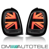 LED Lightbar dynamic Rear Lights SET smoked black fits on BM