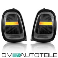 LED Lightbar dynamic Rear Lights SET smoked black fits on BM