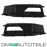 Set Front Grille honeycomb black gloss + Fogs Cover suitable