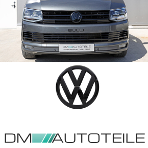 Set Kühlergrill + Gitter+ Emblem Hochglanz Schwarz Kit passt für VW T6 Multivan Transporter 2015-2019 auch Sportline