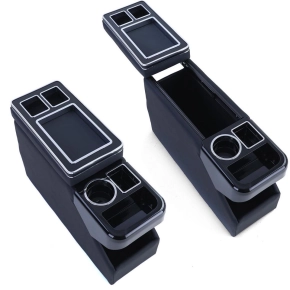 Universal storage Box black with Cup Holders fits on VW...