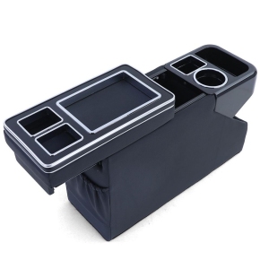 Universal storage Box black with Cup Holders fits on VW T5 T6 all models up 2003-2019