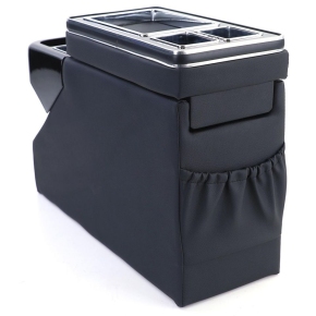 Universal storage Box black with Cup Holders fits on VW T5 T6 all models up 2003-2019