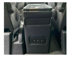 Universal storage Box with Cup Holders black gloss LED Lighting and USB Ports fits on VW T5 T6 all models