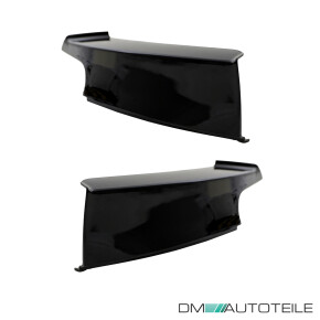 Set of Front Spoiler Splitter Flaps Black Gloss fits on BMW 3-Series F30 F31 M-Sport + LCI