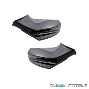 Set of Performance Front Spoiler Flaps Splitter Black Gloss fits on BMW 5-Series F10 F11 M-Sport 