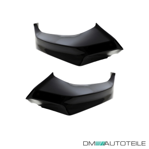 Lippe Ecken Spoiler Flaps SET Sport-Performance Schwarz Glanz passt für BMW F20 F21 LCI M-Paket ab 2015