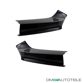 Set of Flaps Front Spoiler Splitter Black Gloss fits on BMW 2-Series F22 F23 M-Sport