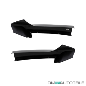 Set of Flaps Front Spoiler Splitter Black Gloss fits on BMW 2-Series F22 F23 M-Sport