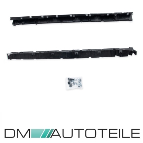 Set black gloss Footboards + Side Skirts fits on BMW X5 E70 up 07-13 incl. Fitting material