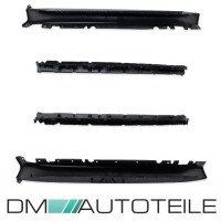 Set black gloss Footboards + Side Skirts fits on BMW X5 E70 