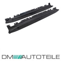 Set black gloss Footboards + Side Skirts fits on BMW X5 E70 