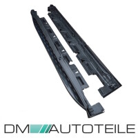 Set footboard Aluminium black gloss suitable for Mercedes GL