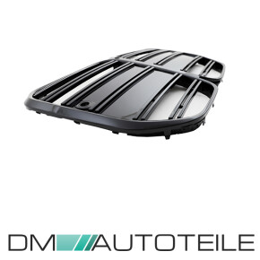 Set Doppelsteg Kühlergrill Schwarz Glanz passt für BMW 4er G22 G23 Coupe Cabriolet alle Modelle