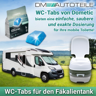 Waeco Dometic Zusatz PowerCare Tabs 32 per doybag Wohnmobil WC Tab Fäkalientank