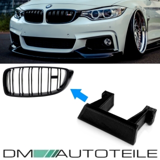 Doppelsteg-Kühlergrill Emblemhalter kurze Variante für BMW 4er F32 / F33