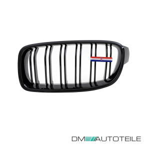 Wunsch Länderflaggen + Emblem Halter für BMW F30 F31 Doppelsteg Kühlergrill Kroatien