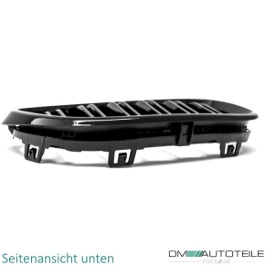 SET Kidney Front Grille Dual Slat Black Gloss  fits on all BMW F22 F23 + M2 235i