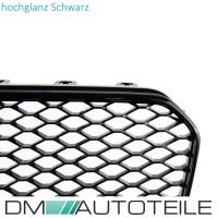 Honeycomb Front Grille Black Gloss fits on Audi A5 8T Faceli