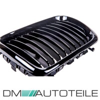 Set of Kidney Front Grille black gloss fits BMW 3-Series E36
