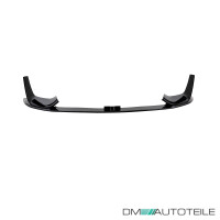 Set Front Spoiler Splitter black gloss fits on BMW 3-Series 