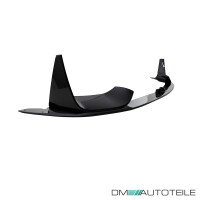 Set Front Spoiler Splitter black gloss fits on BMW 3-Series 