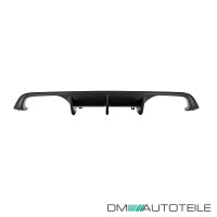 Sport Black Gloss Rear Diffusor + Set Flaps Evo  fits on BMW
