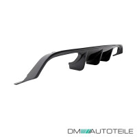 Sport Black Gloss Rear Diffusor + Set Flaps Evo  fits on BMW
