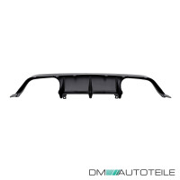 Sport Black Gloss Rear Diffusor + Set Flaps Evo  fits on BMW