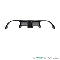Set RACE LED Rear Diffusor Carbon gloss fits on BMW 3-Series