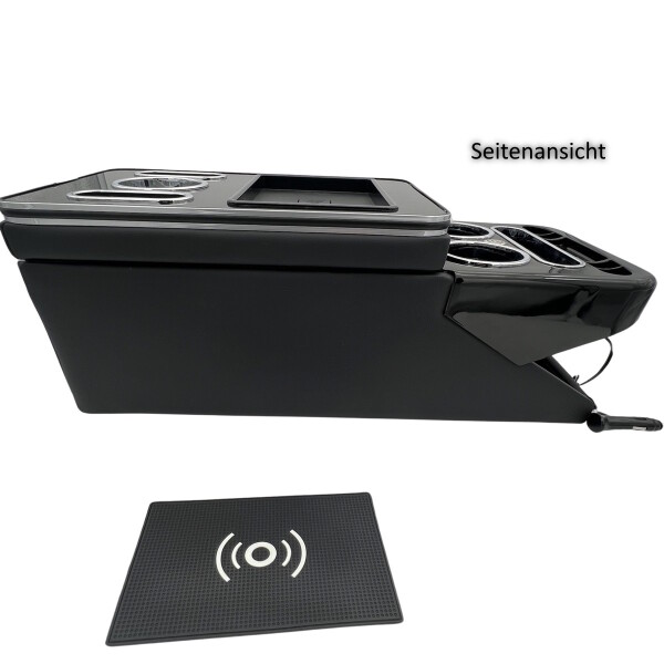 AM Carparts Konsole VARWW0002_5 Black Edition Mittelkonsole USB Konsole Für Mercedes Vito W639 Mit LED Mercedes Vito W639 Radio