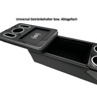 Mittelkonsole / Staufach mit Induktionsladeschale / RGB LED 