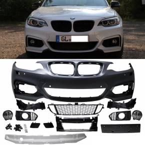 Sport Front Bumper PDC primed fits BMW 2-Series F22 F23...