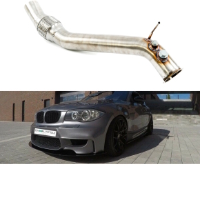 Stainless Steel Downpipe suitable for BMW 1 (E81, E87) Hatchback 1 (E88) Convertible 1 (E82) Coupe 2007-2011 