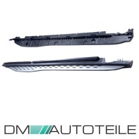 Set of Aluminium Side Skirts Running Boards fits on Mercedes