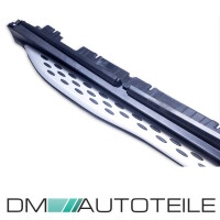 Set of Aluminium Side Skirts Running Boards fits on Mercedes