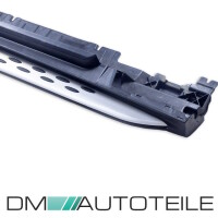 Set of Aluminium Side Skirts Running Boards fits on Mercedes