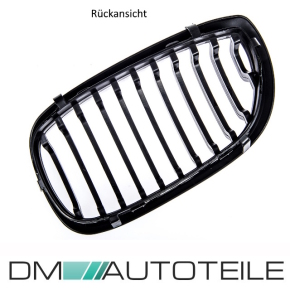 Sport Kühlergrill Einzelsteg Performance Schwarz glanz für BMW 3er E46 Coupe Cabriolet Facelift ab 2003-2007