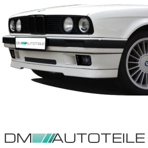 Set Sport Kühlergrill schwarz matt Einzelsteg passt für BMW 3er E30 alle Modelle