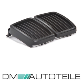 Set Sport Kühlergrill schwarz matt Einzelsteg passt für BMW 3er E30 alle Modelle