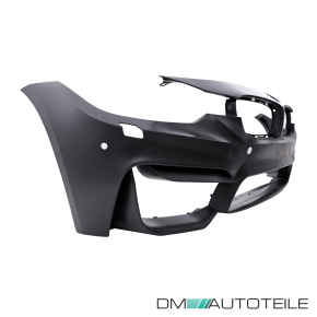 Sport Aero Front Bumper+ Spoiler Competition suitable for BMW 3-Series F30 Sedan F31 Touring 2011-2018 to M3