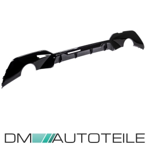 Sport Competition Performance Rear Diffuser Gloss Black suitable for BMW 3 G20 G21 with M-Sport