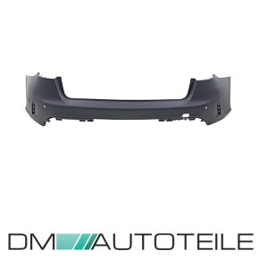 Sport Rear Bumper Duplex + Accessoires fits on Mercedes C-Class S205 T-Model w/o AMG C63