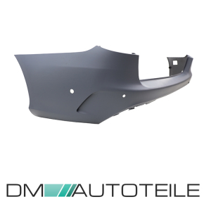 Sport Rear Bumper Duplex + Accessoires fits on Mercedes C-Class S205 T-Model w/o AMG C63