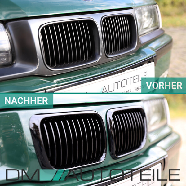 Grillhalter Für BMW E36 Bj. 96-99 Alle Modelle Ab Facelift Ohne Löcher Für SRA